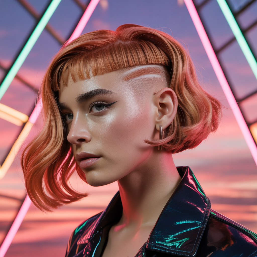 undercut bob hairstyle