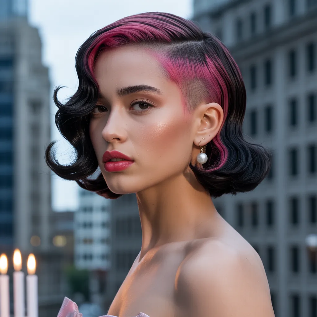 undercut bob hairstyle