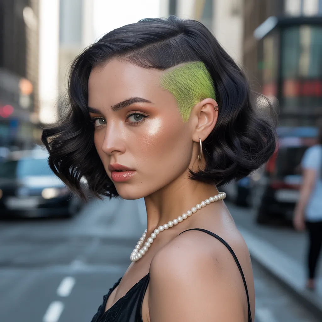 undercut bob hairstyle