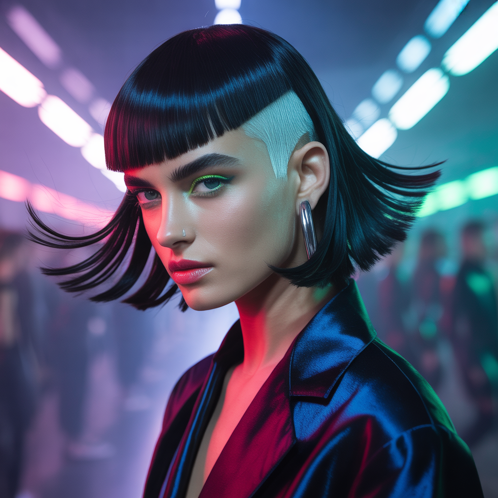 undercut bob hairstyle