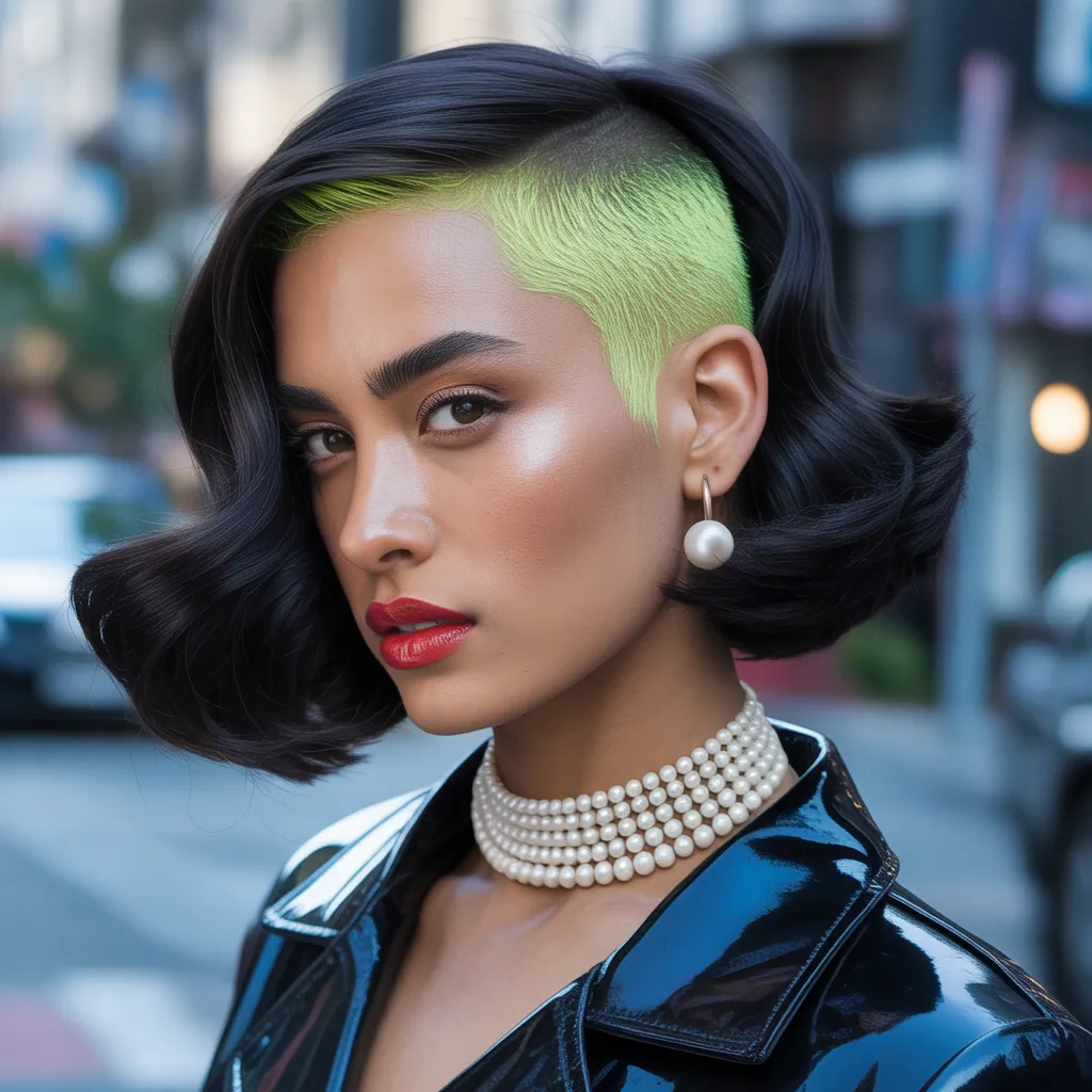 undercut bob hairstyle