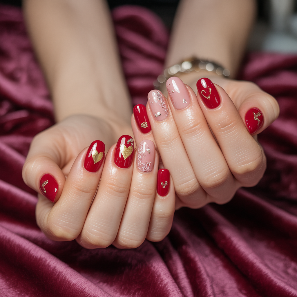 valentines nail art ideas
