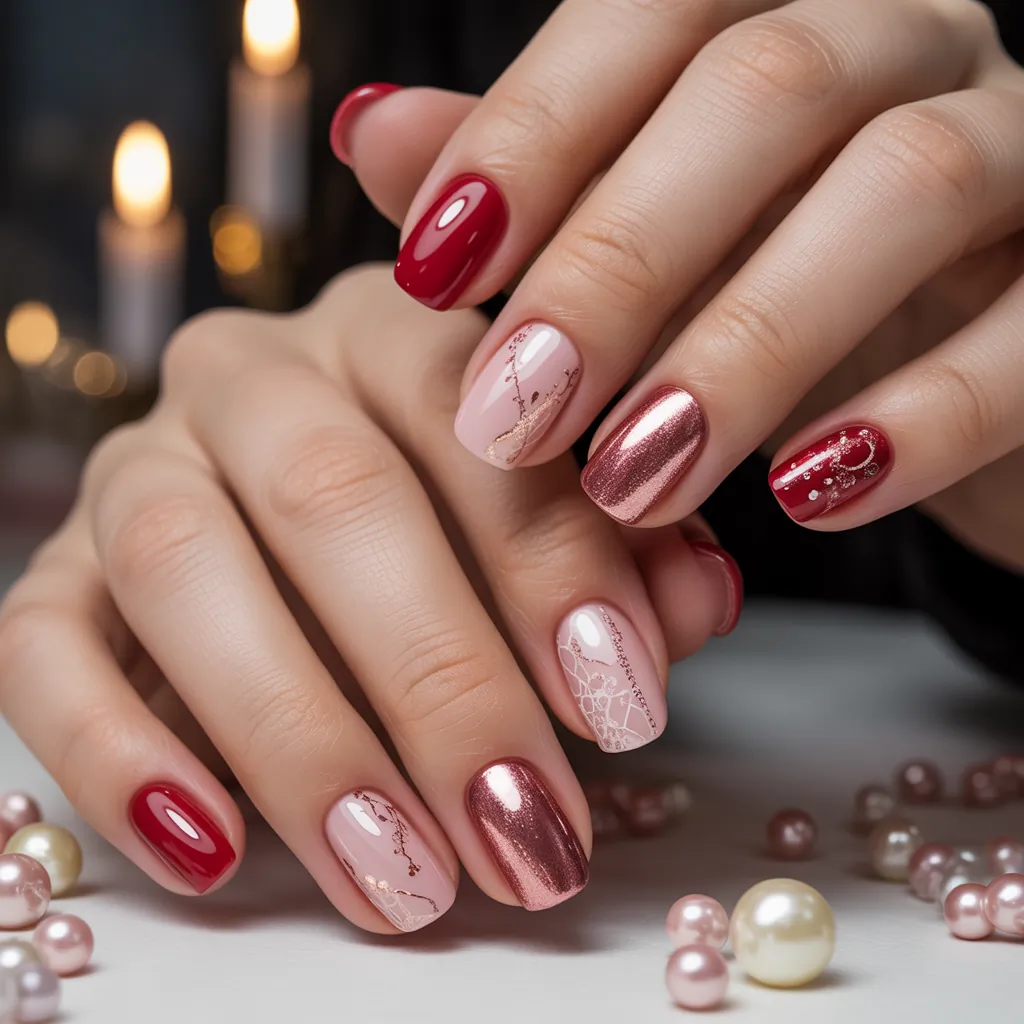 valentines nail art ideas