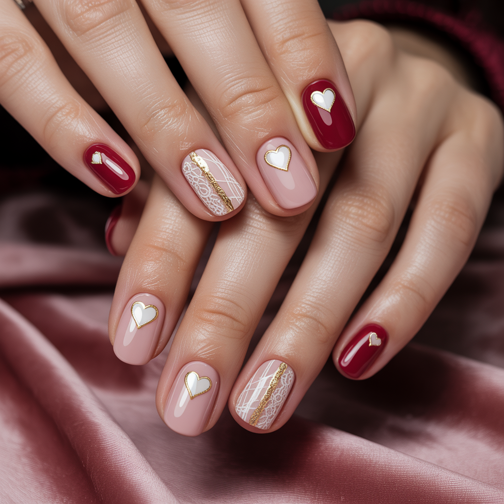 valentines nail art ideas