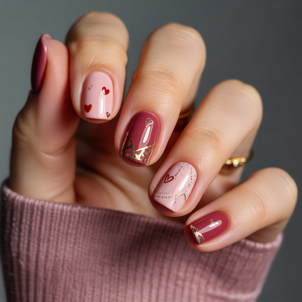 valentines nail art ideas
