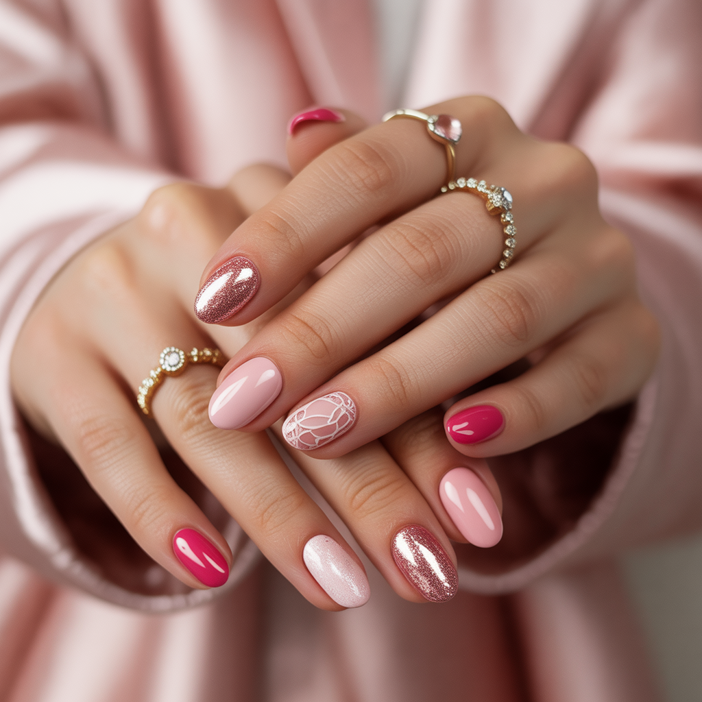valentines nail art ideas