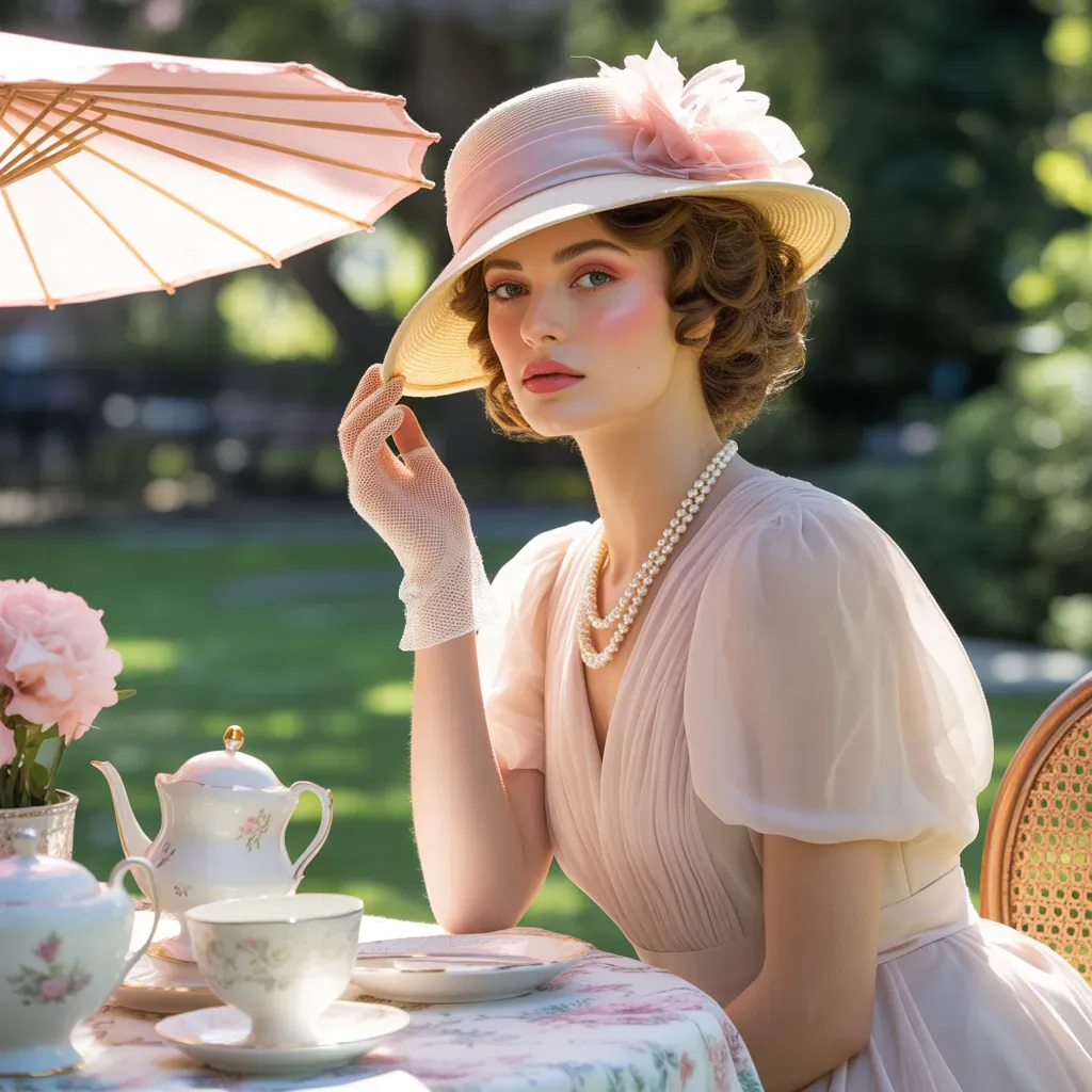 vintage tea party outfits