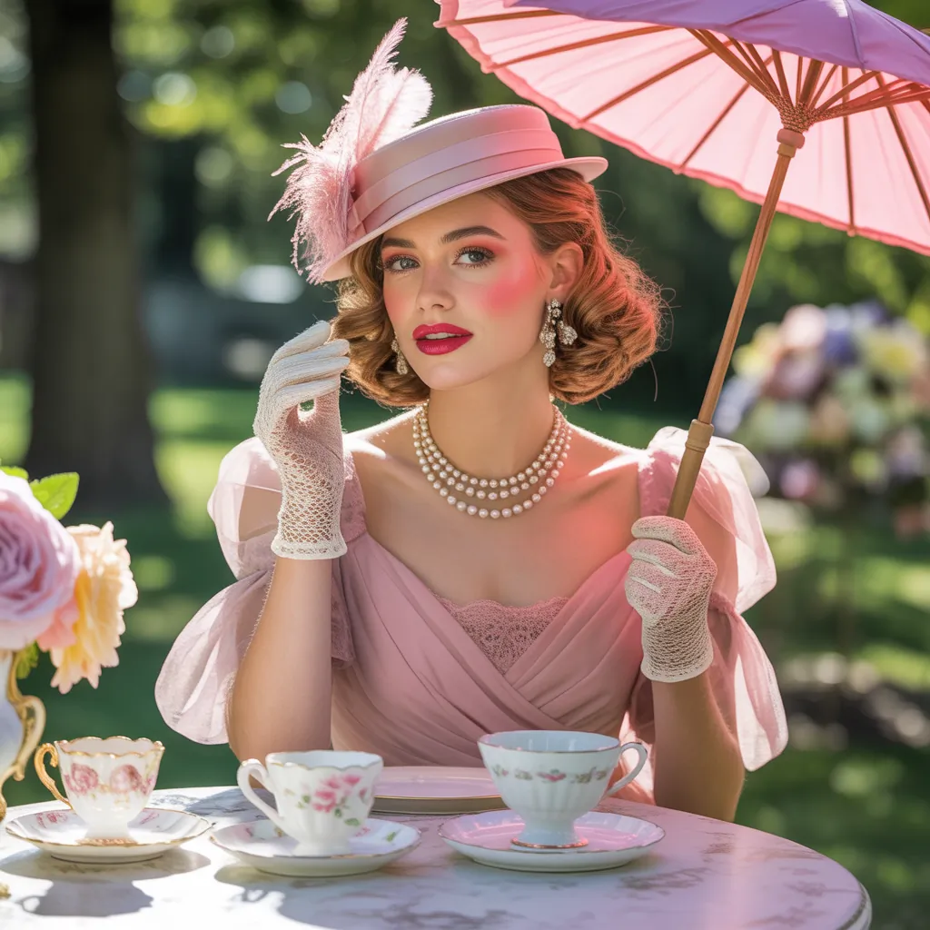 vintage tea party outfits