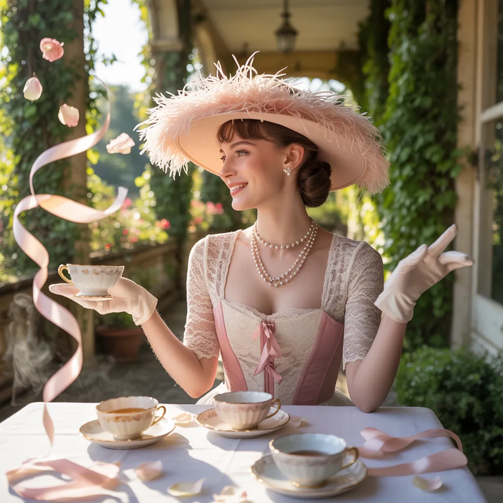 vintage tea party outfits