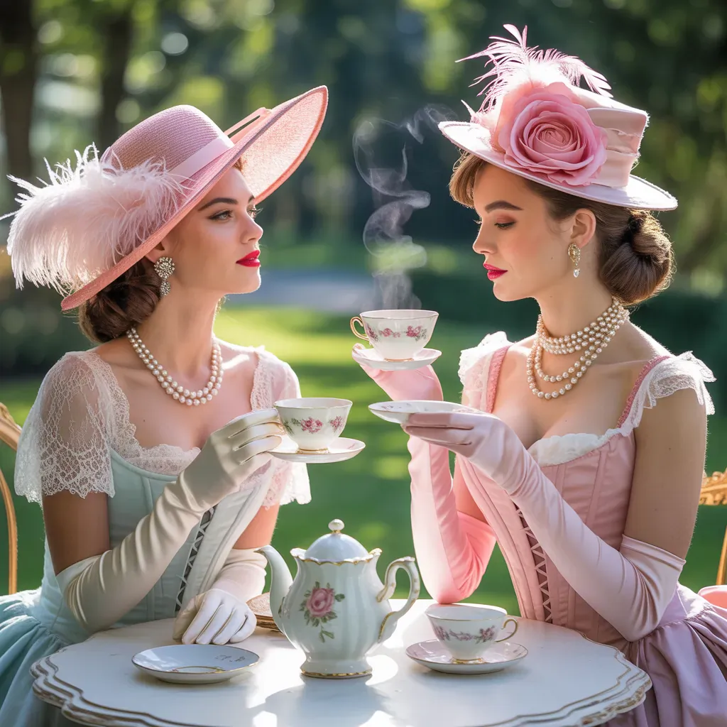 vintage tea party outfits