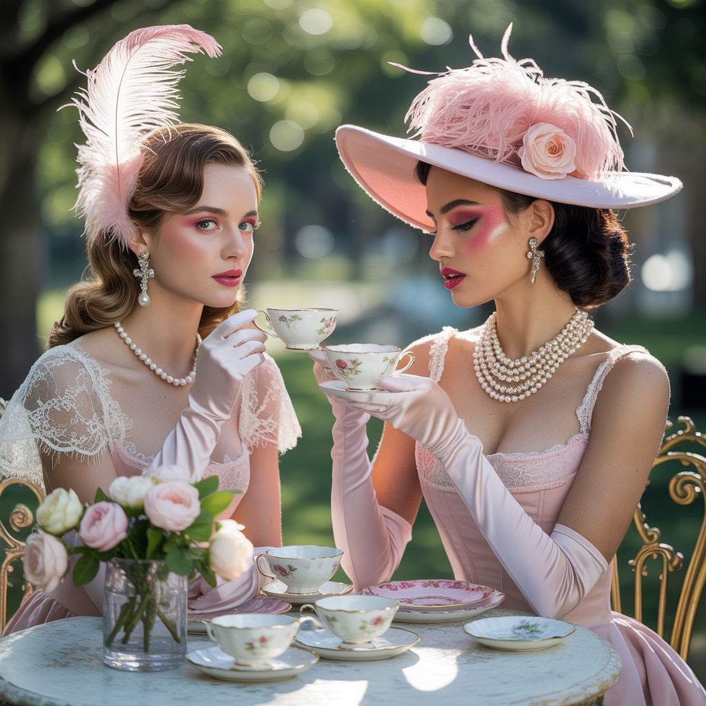 vintage tea party outfits