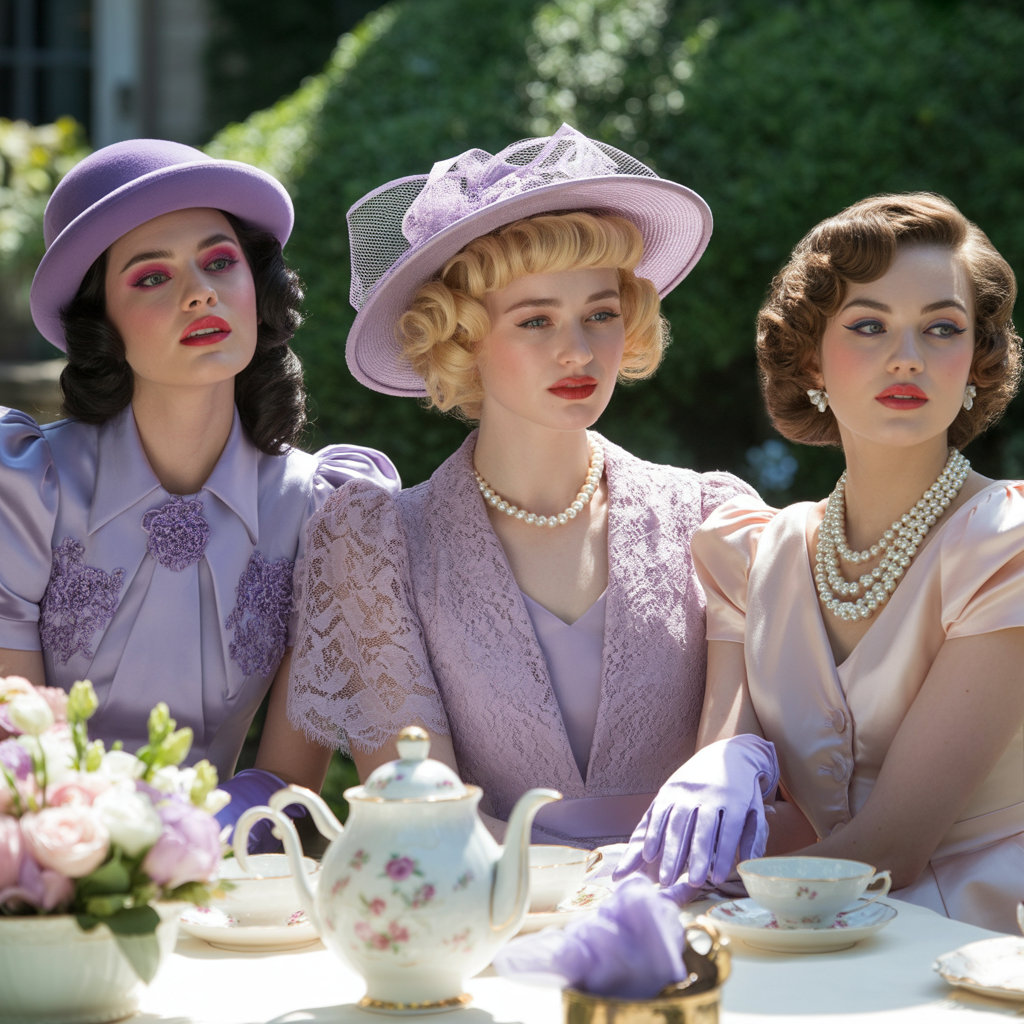 vintage tea party outfits
