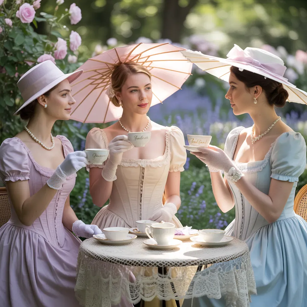 vintage tea party outfits