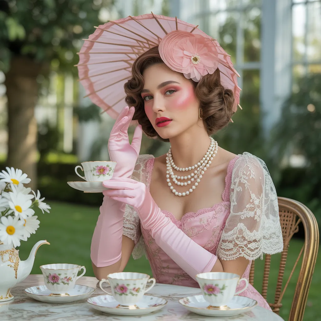 vintage tea party outfits