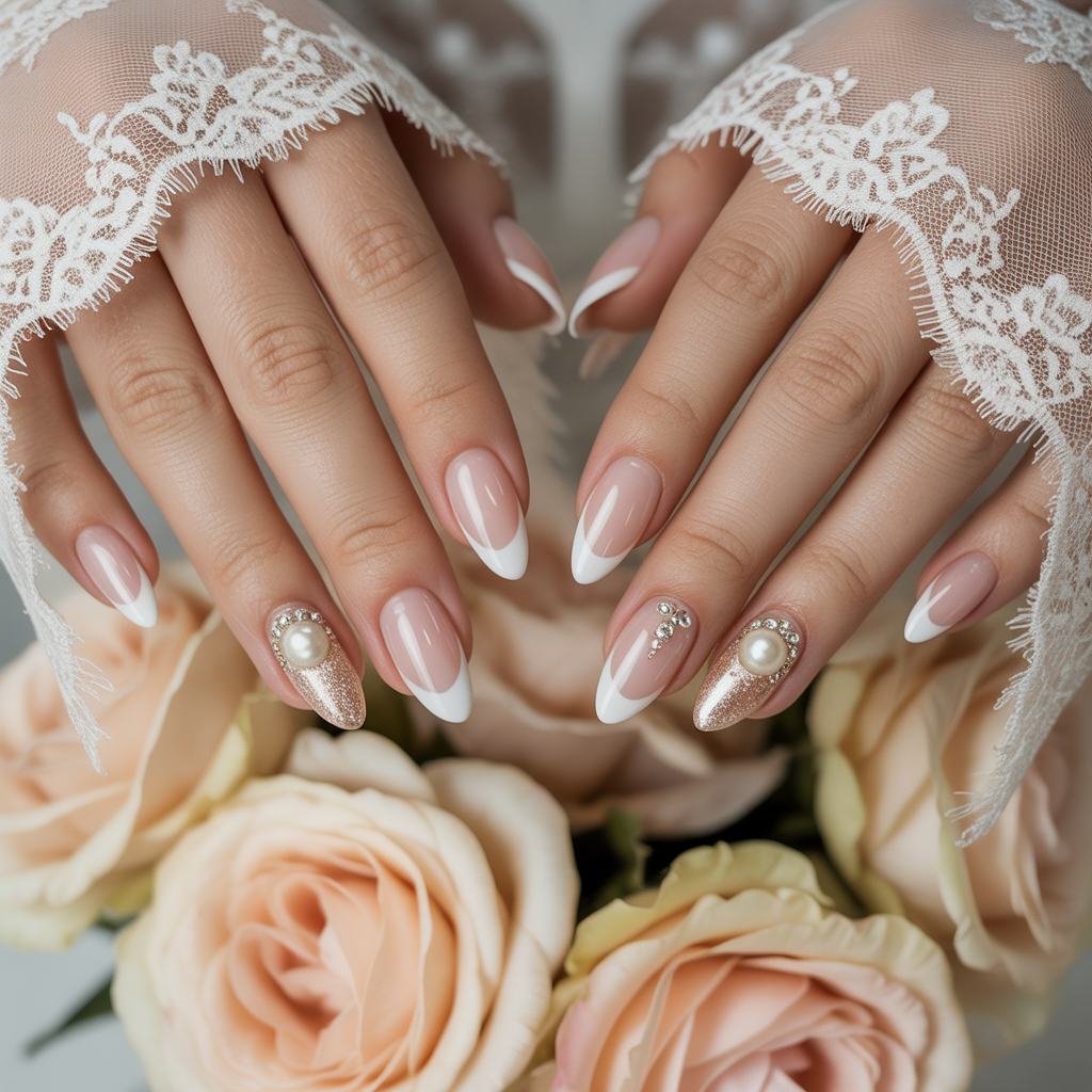 wedding day nails