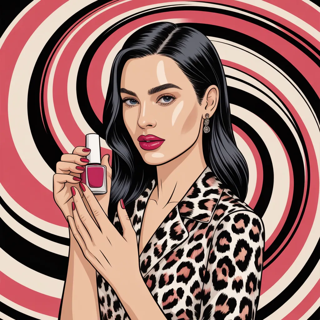 what color nail polish goes with a leopard print dress