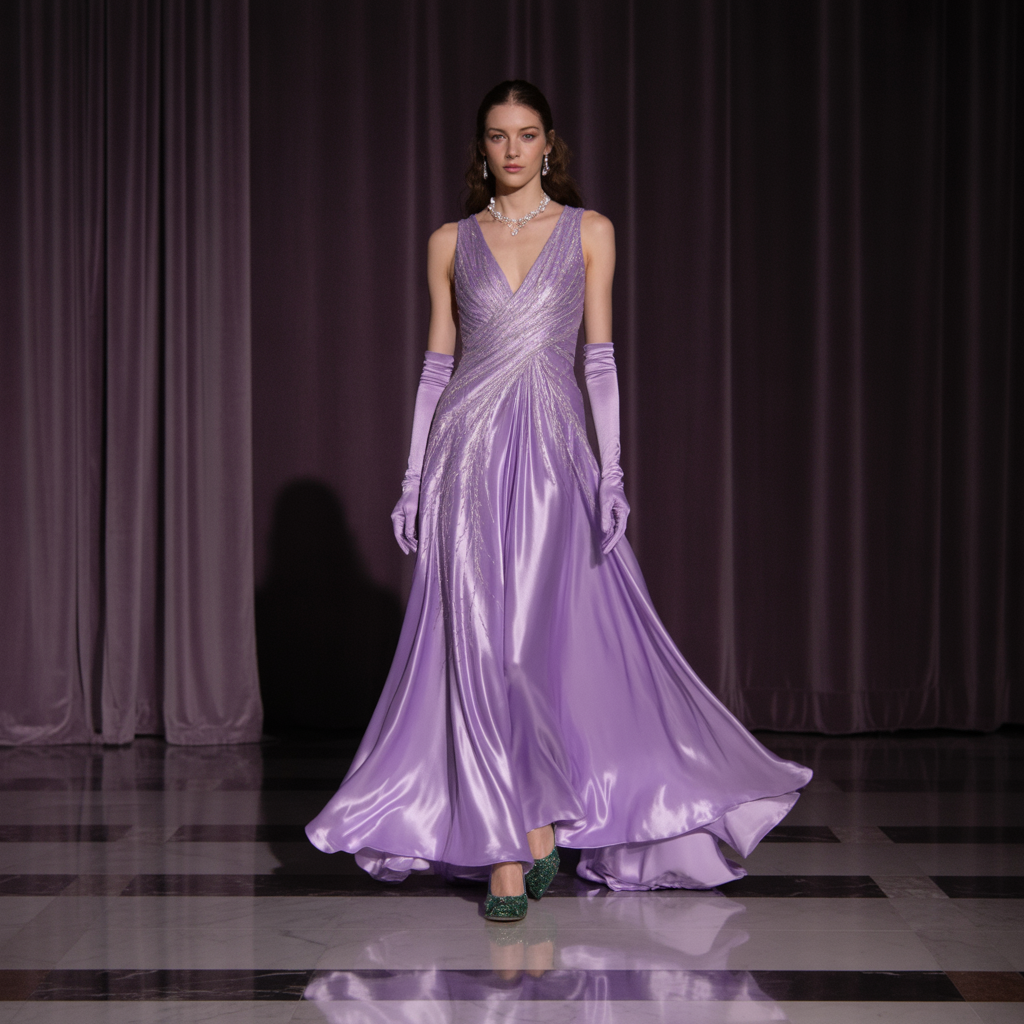 what color shoes go with a purple dress
