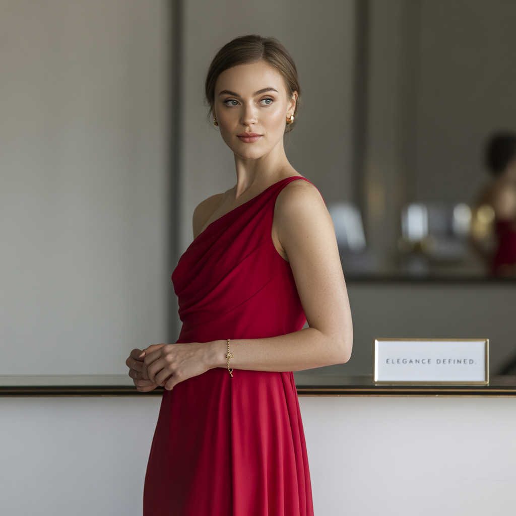 what color shoes go with a red dress