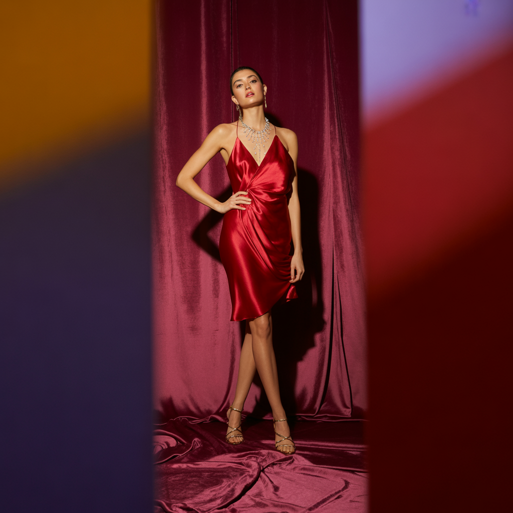 what color shoes go with a red dress