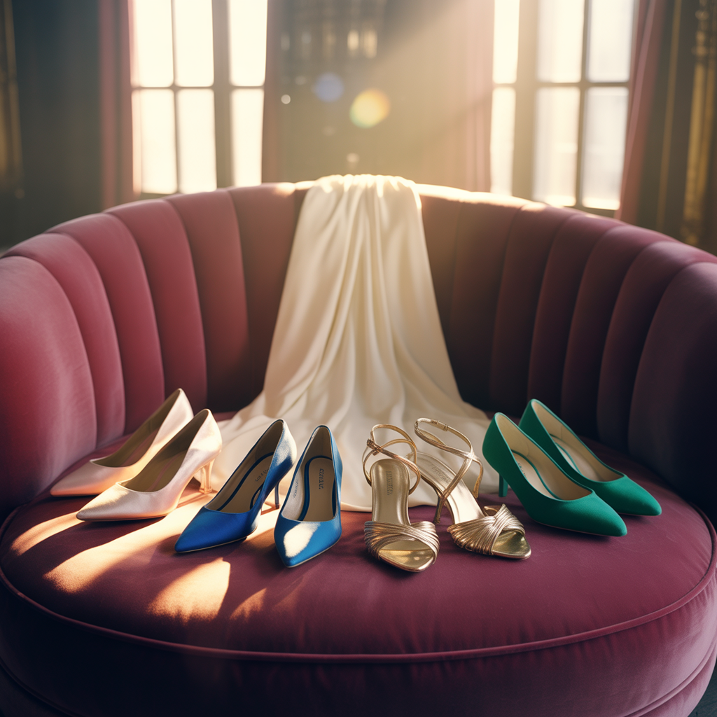 what color shoes go with a white dress