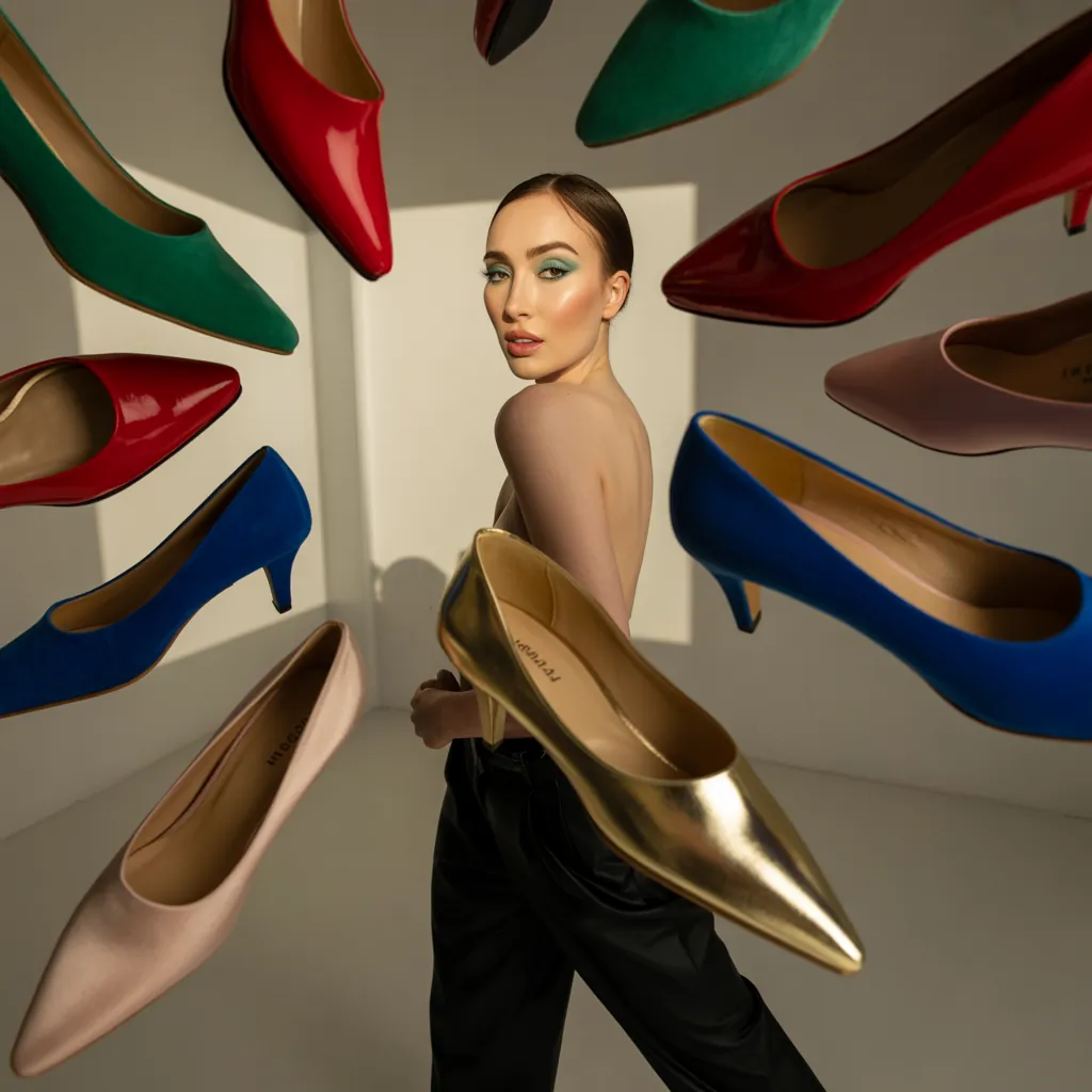 what color shoes go with black pants