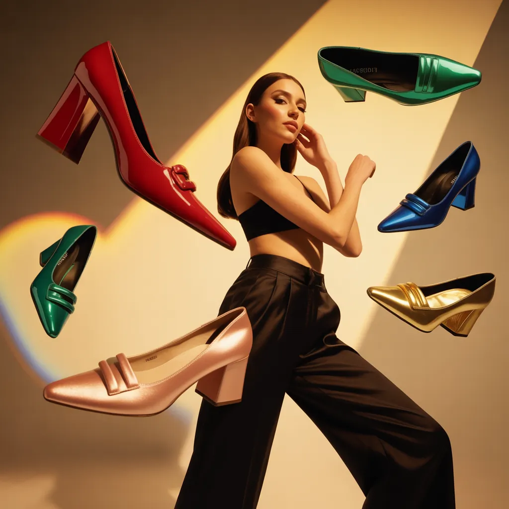 what color shoes go with black pants