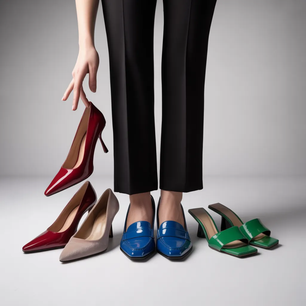 what color shoes go with black pants