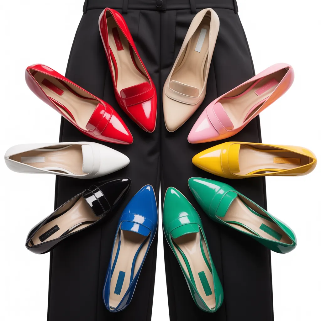 what color shoes go with black pants