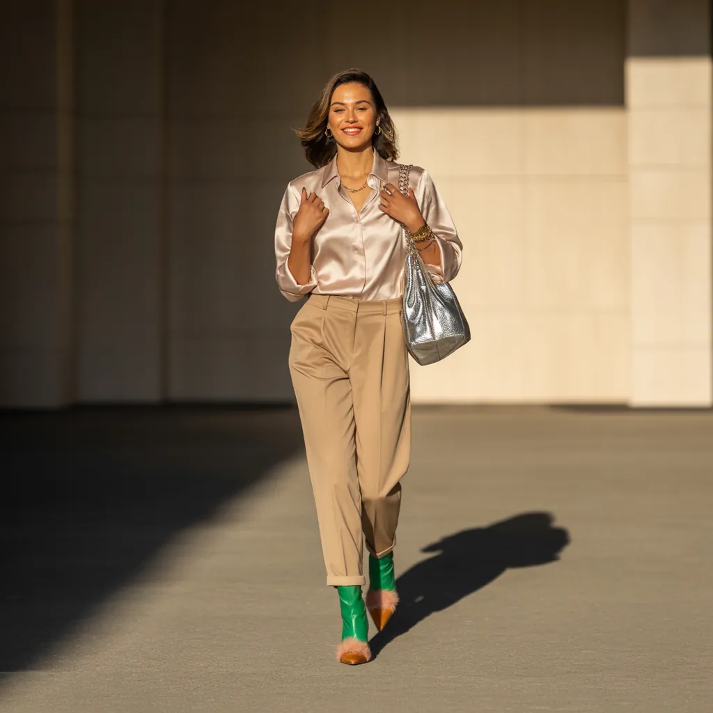 what color shoes go with khaki pants