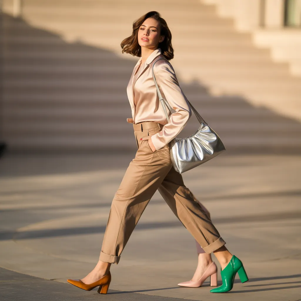 what color shoes go with khaki pants