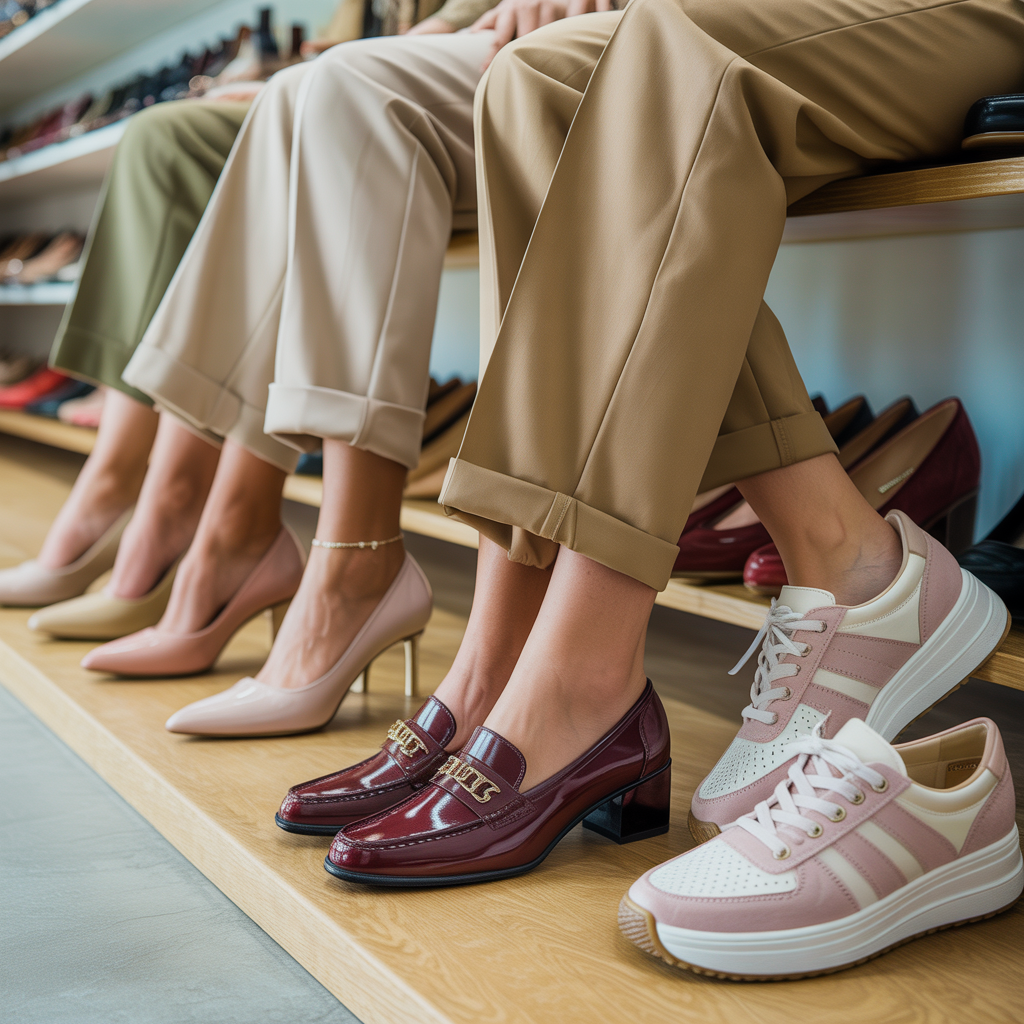 what color shoes go with khaki pants