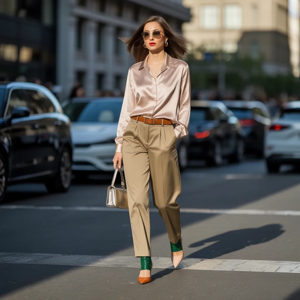 what color shoes go with khaki pants