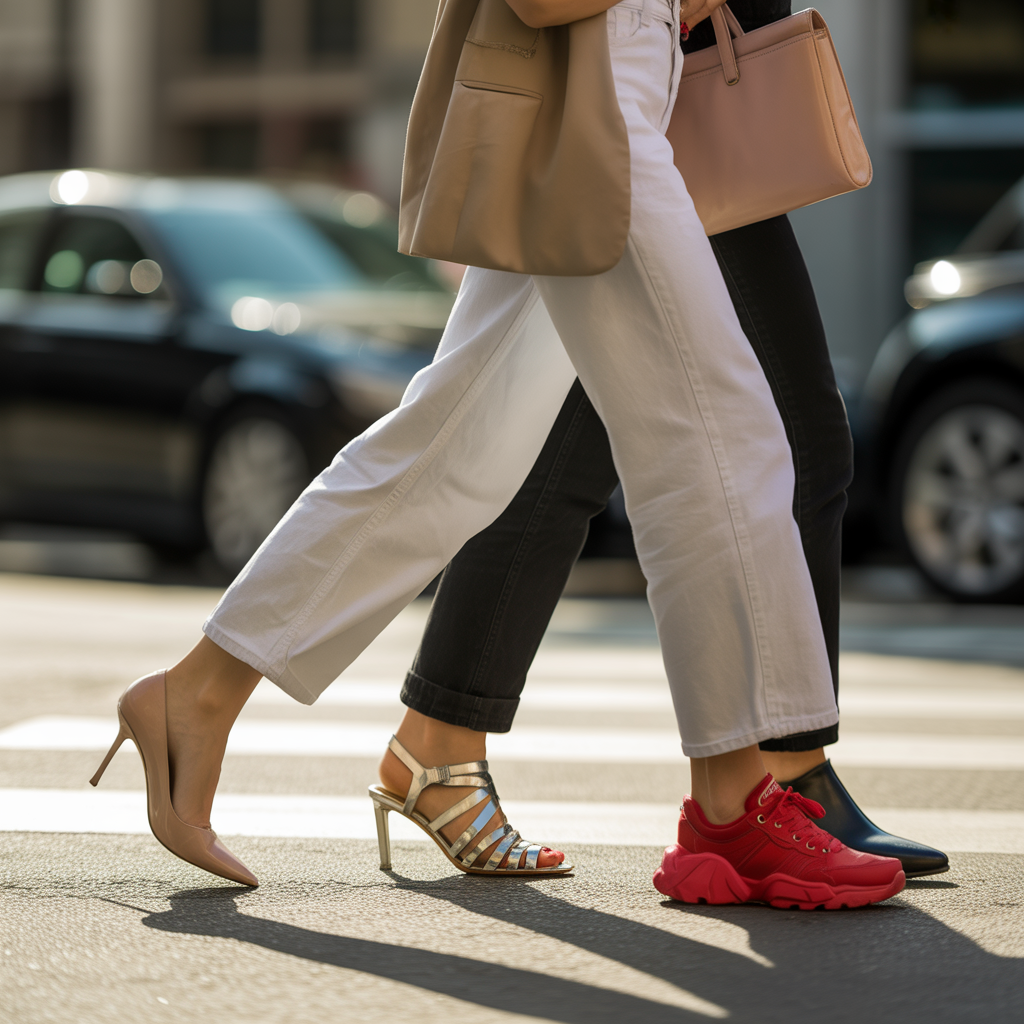 what color shoes go with white jeans