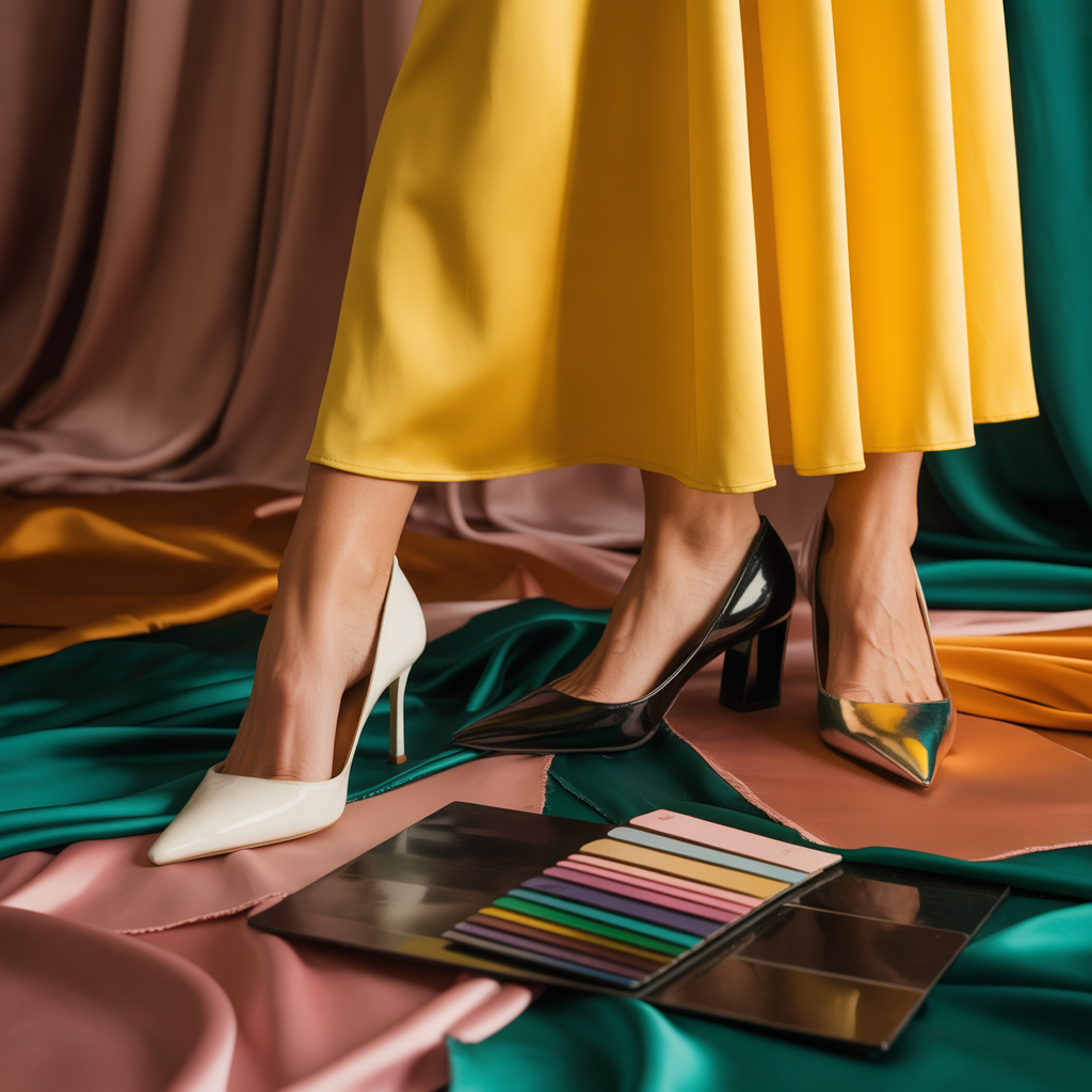 what color shoes to wear with a yellow dress