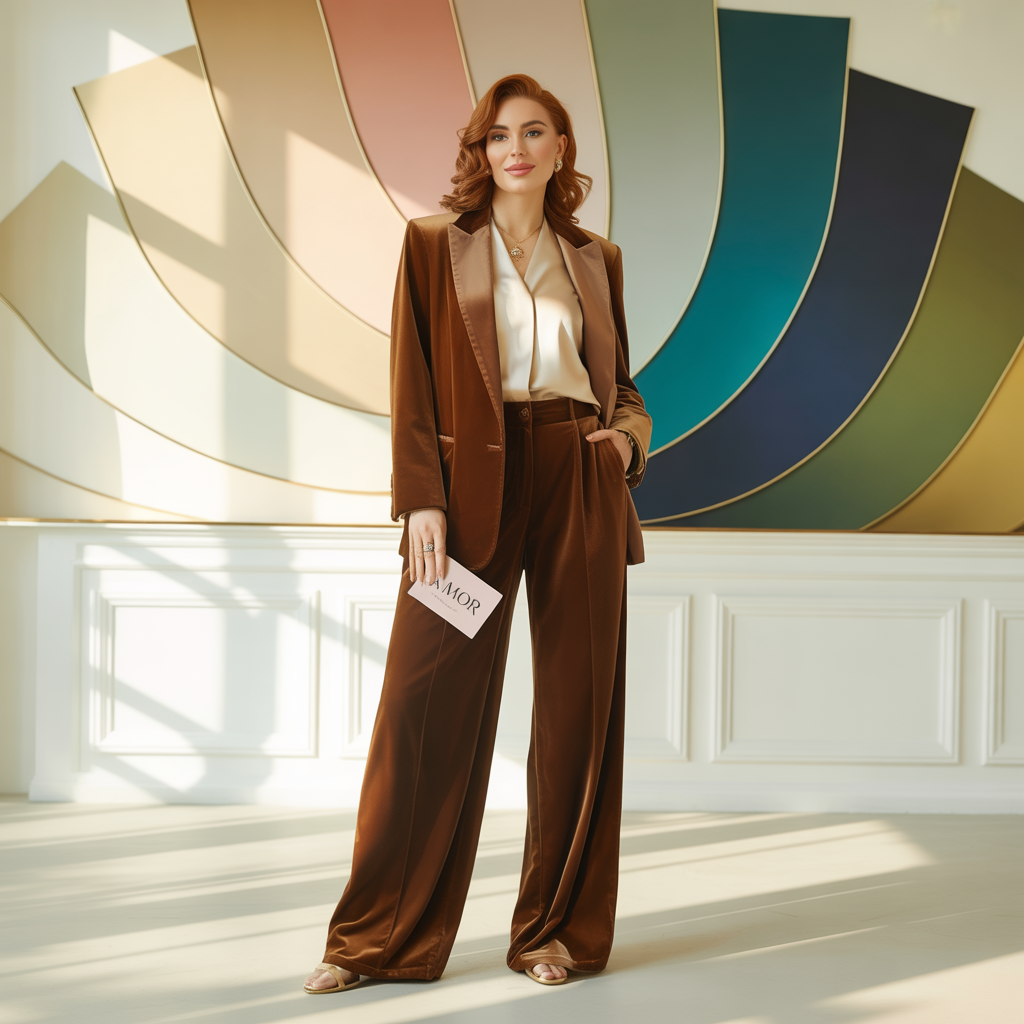 what colors go with brown clothes
