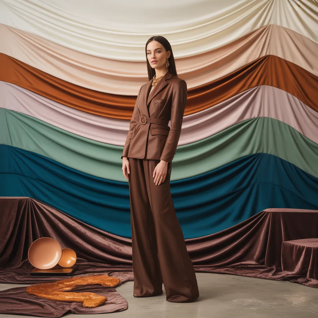 what colors go with brown clothes