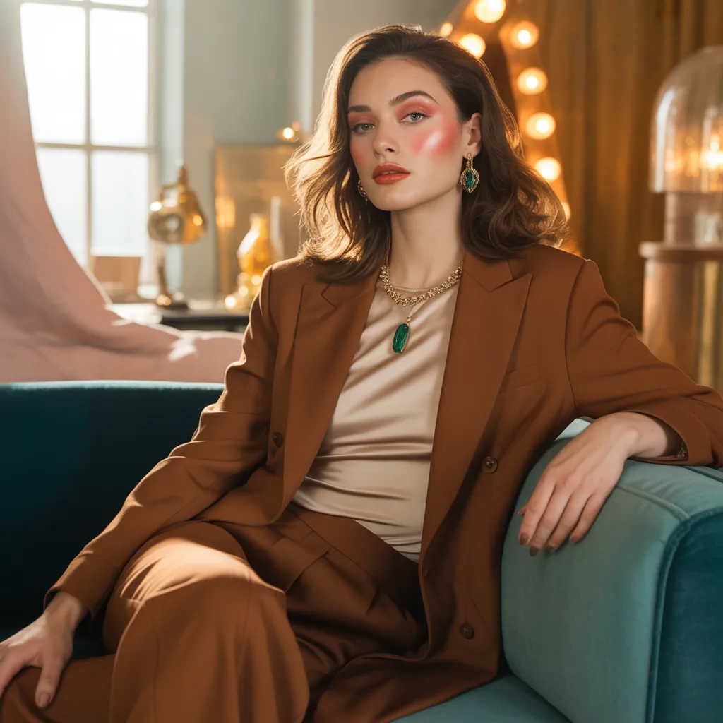 what colors go with brown clothes