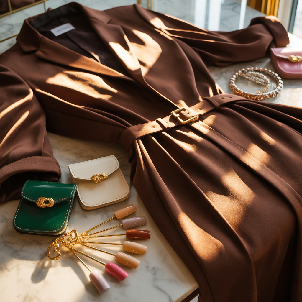 what colors go with brown clothes