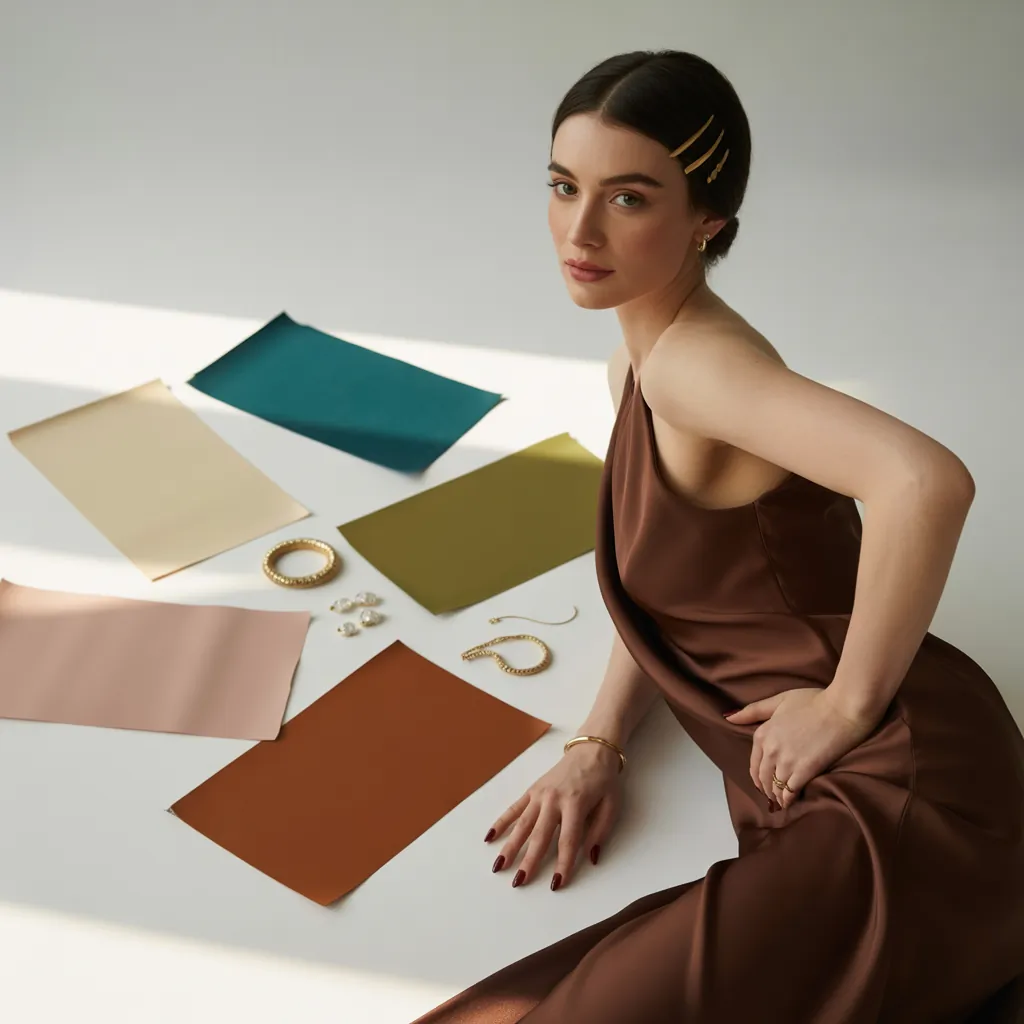 what colors go with brown clothes