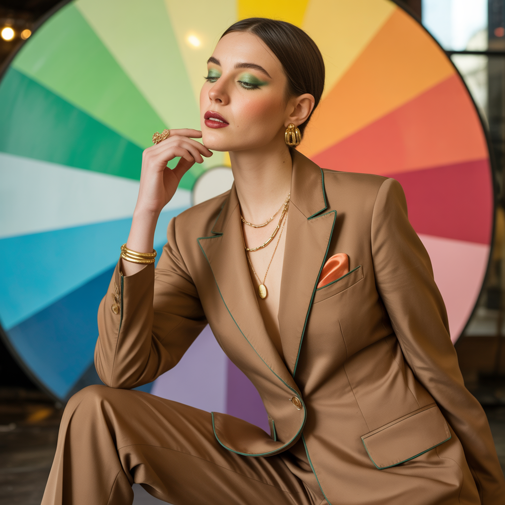 what colors go with brown clothes