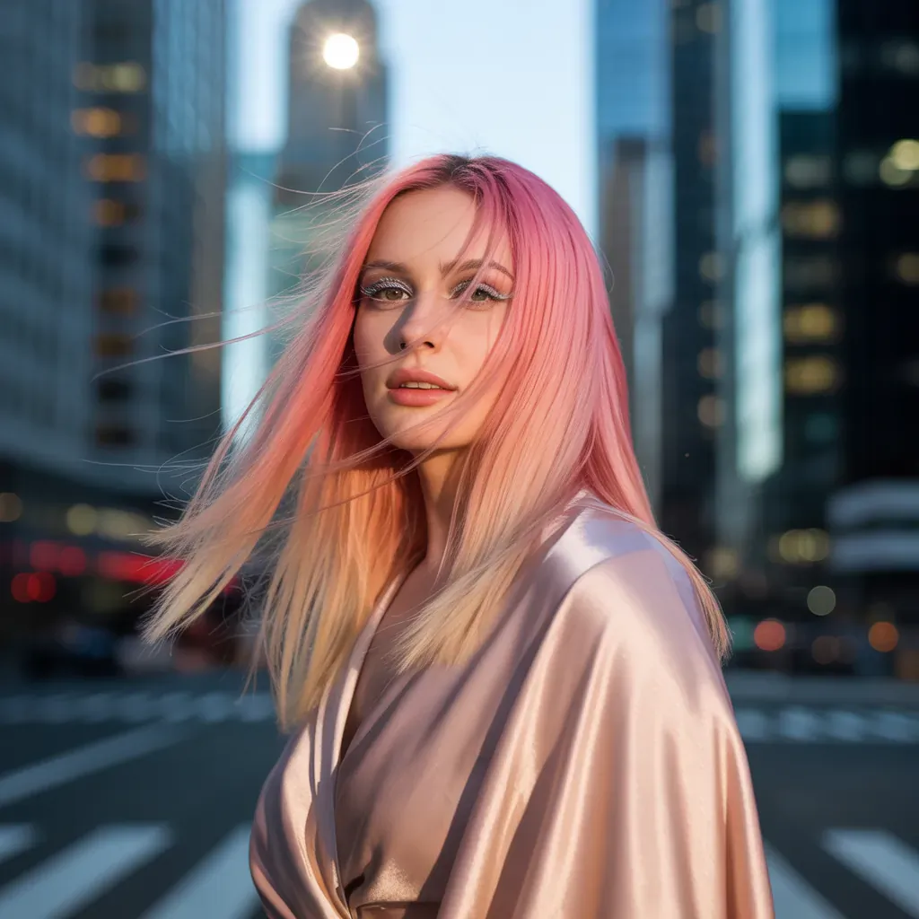 what does pink hair color fade to