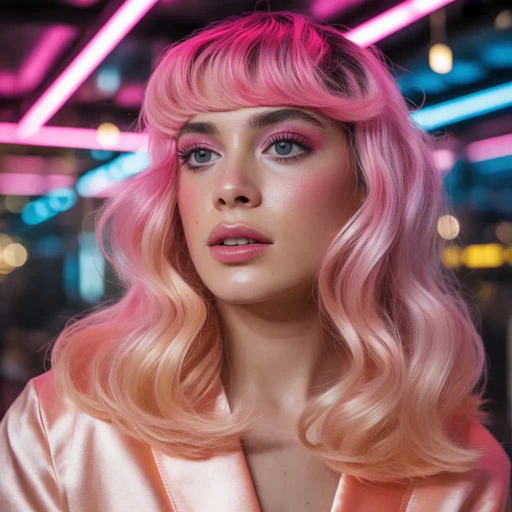 what does pink hair color fade to