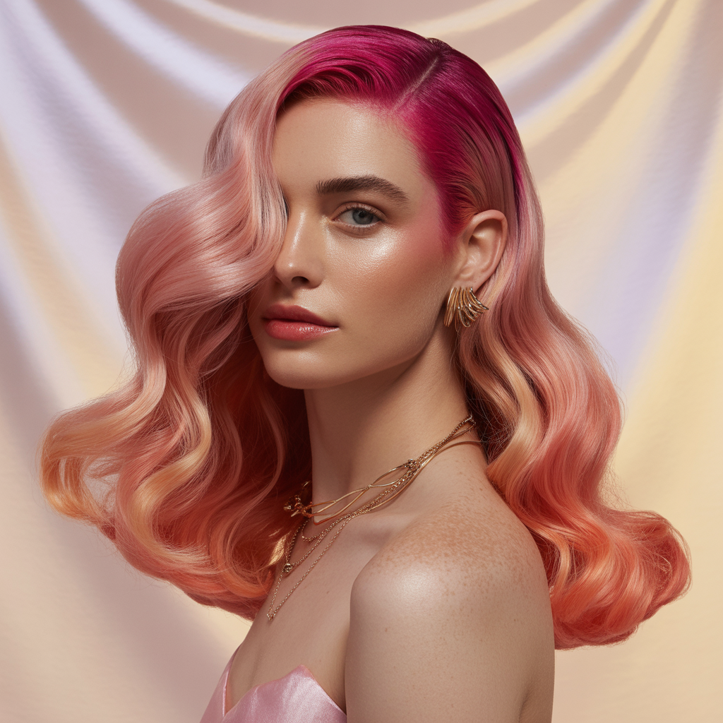 what does pink hair color fade to