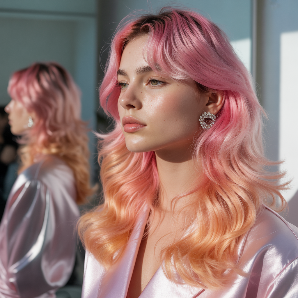 what does pink hair color fade to