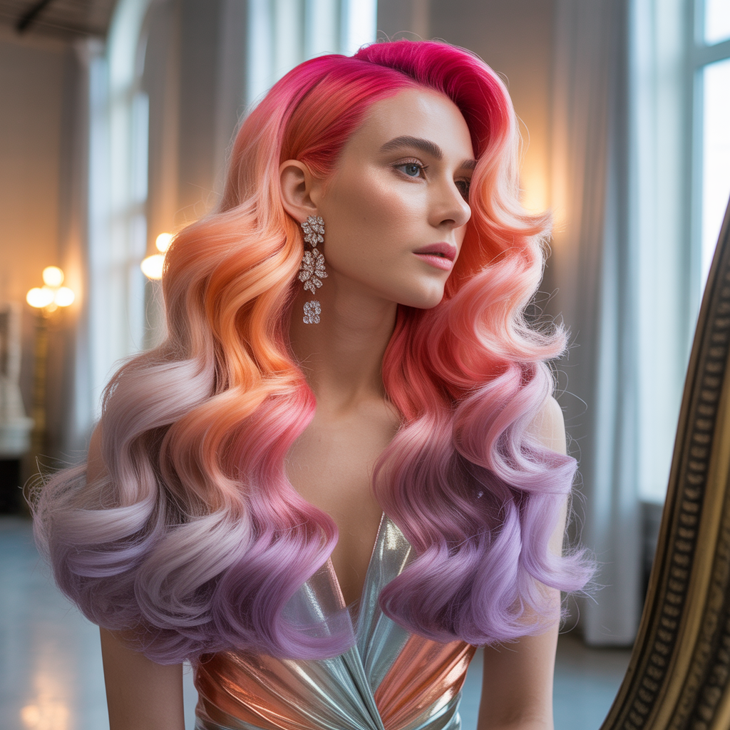 what does pink hair color fade to