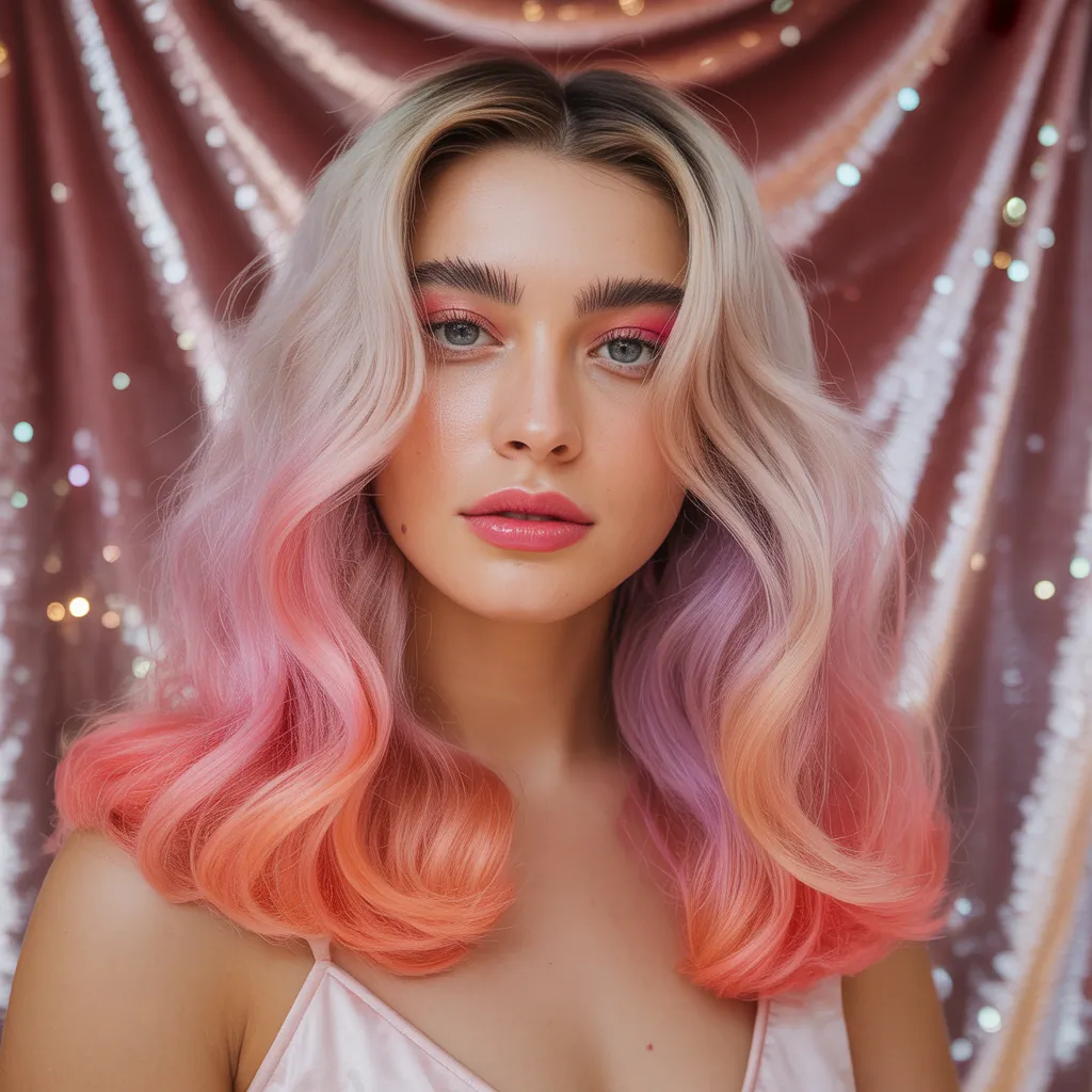 what does pink hair color fade to