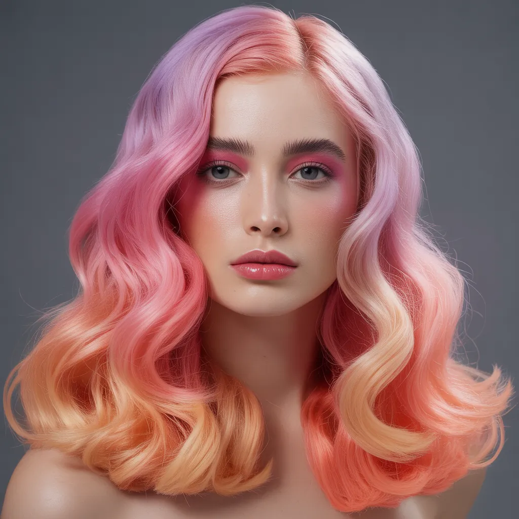 what does pink hair color fade to