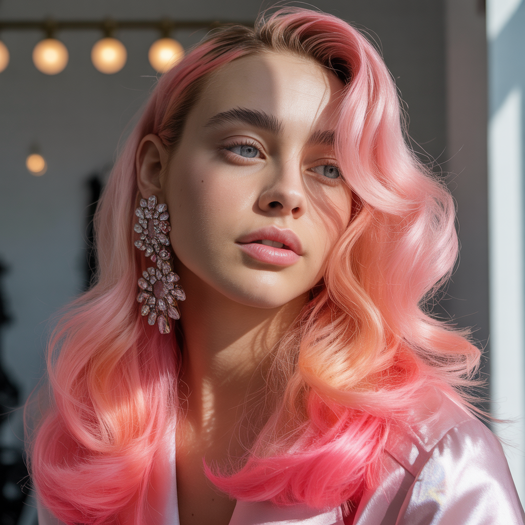 what does pink hair color fade to