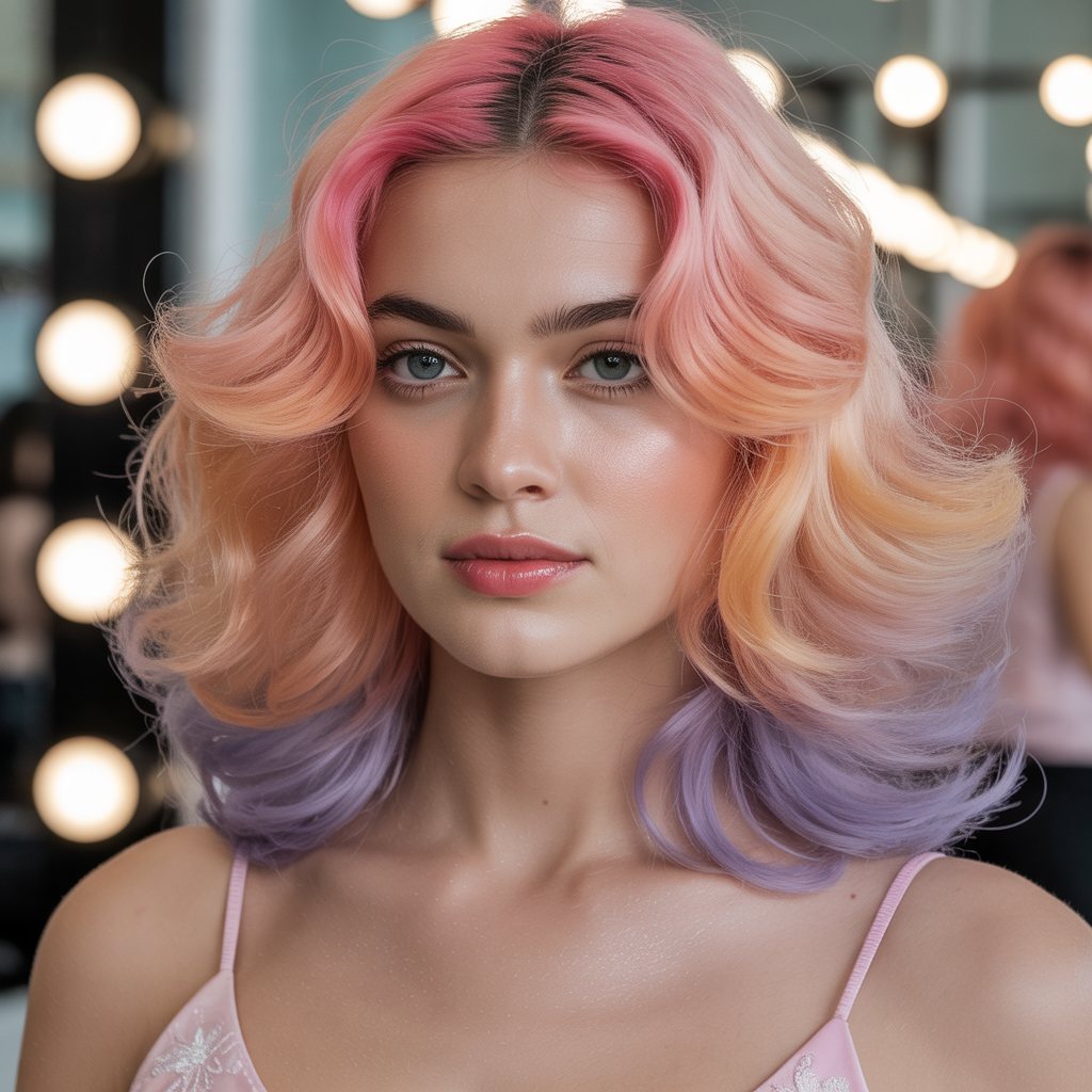 what does pink hair color fade to