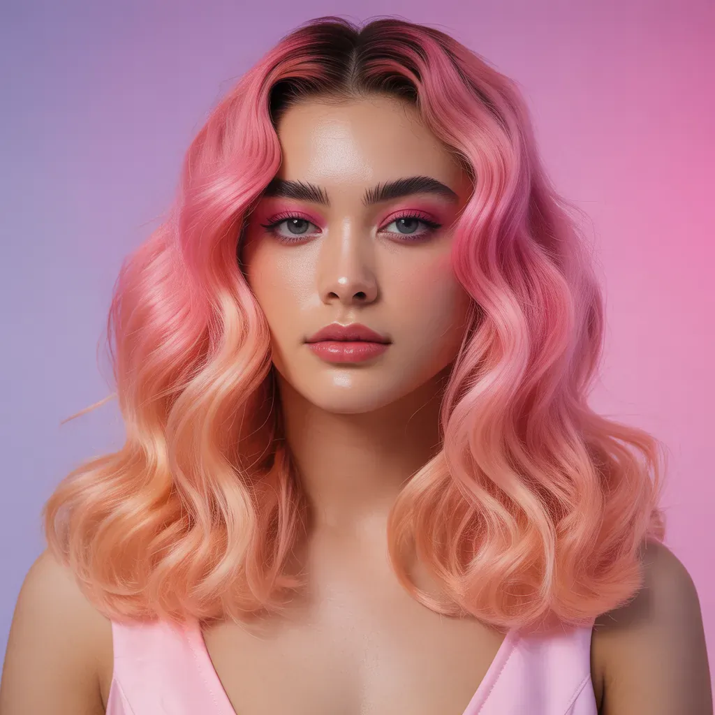 what does pink hair color fade to